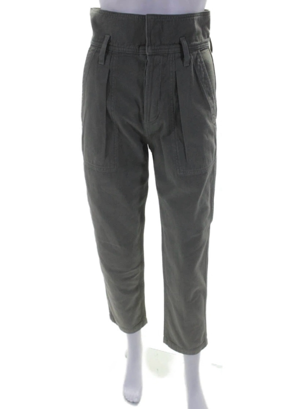 Citizens Of Humanity Surplus Dark Olive Tapered Pants High Rise Size 24